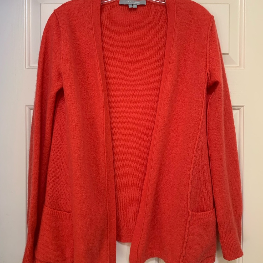 Cashmere Open Front Sweater